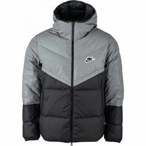 Nike NSW DWN FIL WR JKT REF SHLD Pánska zimná bunda, sivá, veľkosť S
