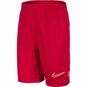 Nike DF ACD21 SHORT K Y Chlapčenské futbalové šortky, červená, veľkosť XL