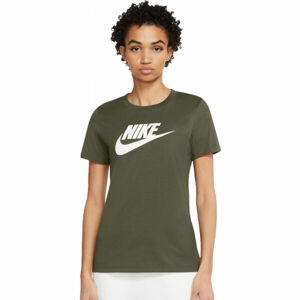 Nike NSW TEE ESSENTIAL W Dámske tričko, kaki, veľkosť S