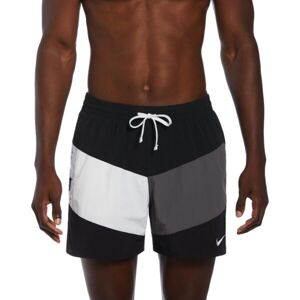 Nike SWOOSH LINK 5 Pánske plavecké šortky, čierna, veľkosť