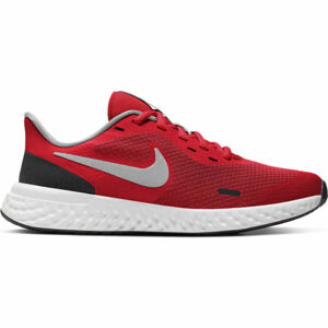 Nike REVOLUTION 5 GS Detská bežecká obuv, červená, veľkosť 40