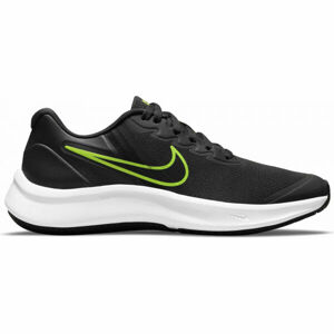 Nike STAR RUNNER 3 PSV Dievčenská voľnočasová obuv, čierna, veľkosť 35