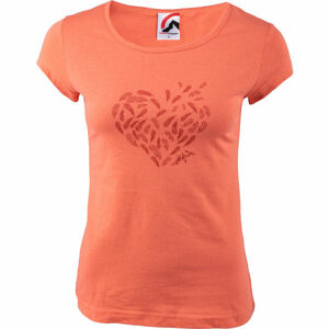 Northfinder FLOWERA Dámske tričko, oranžová, veľkosť L