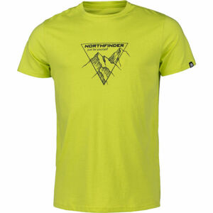 Northfinder LUCIANO Pánske tričko, zelená, veľkosť M