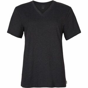 O'Neill ESSENTIALS V-NECK T-SHIRT Dámske tričko, čierna, veľkosť L