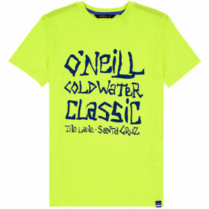 O'Neill LB COLD WATER CLASSIC T-SHIRT Chlapčenské tričko, reflexný neón, veľkosť 116
