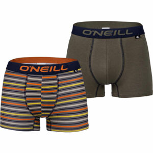 O'Neill BOXER PLAIN 2PACK Pánske boxerky, oranžová, veľkosť S