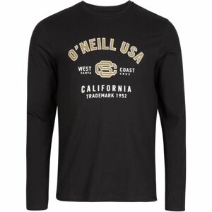 O'Neill STATE L/SLV T-SHIRT Pánske tričko s dlhým rukávom, čierna, veľkosť S