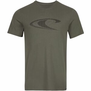 O'Neill WAVE T-SHIRT Pánske tričko, tmavo zelená, veľkosť L