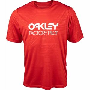 Oakley PIPELINE TRAIL TEE Cyklistický dres, červená, veľkosť XL