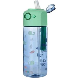 Oxybag OCEAN LIFE 450 ML Detská plastová fľaša na pitie, svetlomodrá, veľkosť