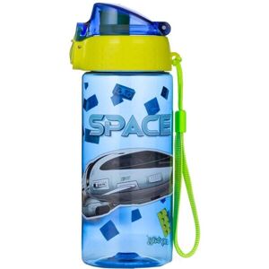Oxybag SPACE 500 ML Detská plastová fľaša na pitie, tmavo modrá, veľkosť