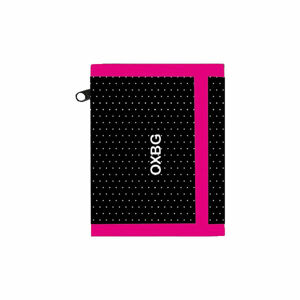 Oxybag OXY DOTS Dievčenská peňaženka, čierna, veľkosť UNI