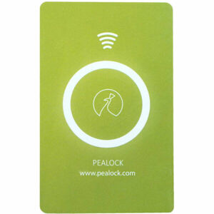 Pealock NFC KARTA Karta k zámku, zelená, veľkosť