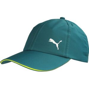 Puma ESSENTIALS RUNNING CAP Športová šiltovka, tmavo zelená, veľkosť