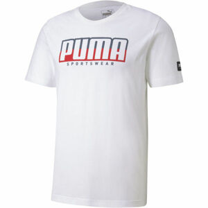 Puma ATHLETIC TEE BIG LOGO pánske športové tričko, biela, veľkosť L