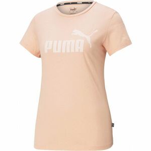 Puma ESS LOGO TEE (S) Dámske tričko, ružová, veľkosť S