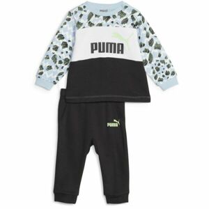 Puma ESSENTIALS MIX MTCH Detská športová tepláková súprava, čierna, veľkosť 98