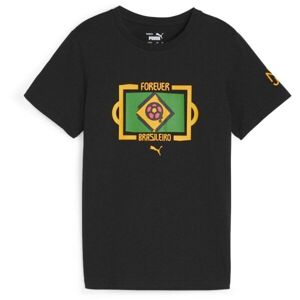 Puma NEYMAR JR TEE Detské  športové tričko, čierna, veľkosť