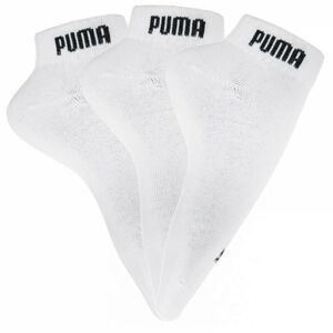 Puma PONOŽKY - 3 PÁRY Ponožky, biela, veľkosť 43 - 46
