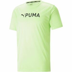 Puma FIT LOGO TEE - CF GRAPHIC Pánske športové tričko, žltá, veľkosť XXL