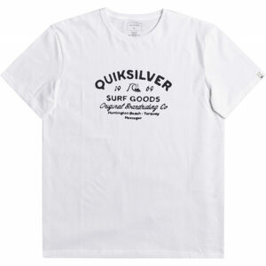 Quiksilver CLOSED CAPTION SS Pánske tričko, biela, veľkosť S