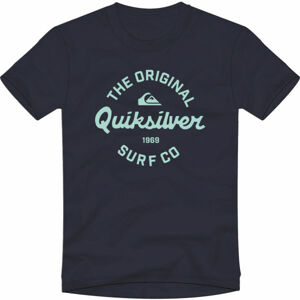 Quiksilver EYE ON THE STORM SS Pánske tričko, tmavo modrá, veľkosť S