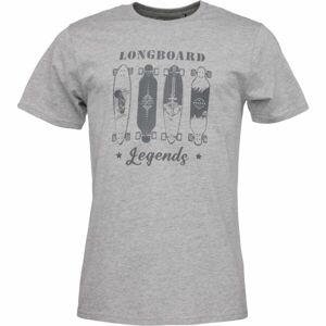 Reaper LONGBOARD Pánske tričko, sivá, veľkosť L