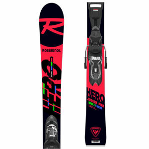 Rossignol HERO JR MULTI-EVENT+XPRESS 7 GW Juniorské zjazdové lyže, čierna, veľkosť 130