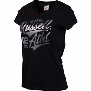 Russell Athletic TRACK AND FIELD Dámske tričko, čierna, veľkosť XS