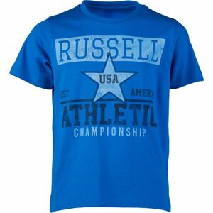 Russell Athletic CHLAPČENSKÉ TRIČKO CHAMPIONSHIP Chlapčenské tričko, modrá, veľkosť 164