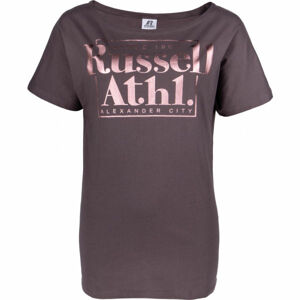 Russell Athletic KIMONO LOOSE FIT TOP Dámske tričko, tmavo sivá, veľkosť S