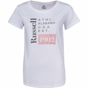 Russell Athletic S/S CREWNECK TEE Dámske tričko, biela, veľkosť XS