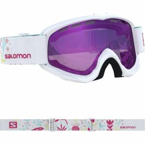 Salomon JUKE Juniorské lyžiarske okuliare, biela, veľkosť UNI