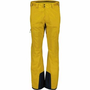 Scott ULTIMATE DRYO 10 Pánske lyžiarske nohavice, žltá, veľkosť S