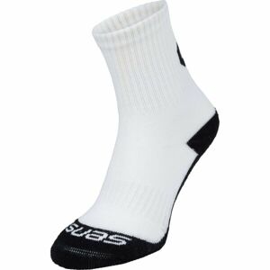 Sensor RACE MERINO BLK Ponožky, biela, veľkosť 3-5
