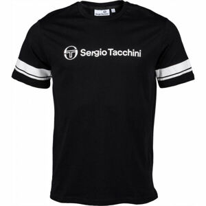 Sergio Tacchini ABELIA Pánske tričko, čierna, veľkosť M