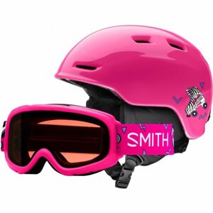Smith ZOOM JR Detská lyžiarska prilba, ružová, veľkosť (53 - 58)