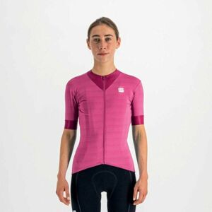 Sportful KELLY W SHORT SLEEVE JERSEY Dámsky cyklistický dres, ružová, veľkosť S