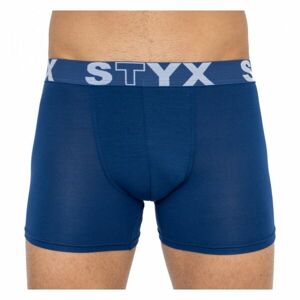 Styx MEN'S BOXERS LONG SPORTS RUBBER Pánske boxerky, modrá, veľkosť S