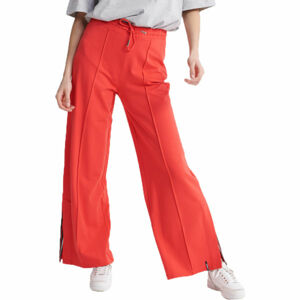 Superdry EDIT WIDE LEG JOGGER Dámske nohavice, červená, veľkosť 12