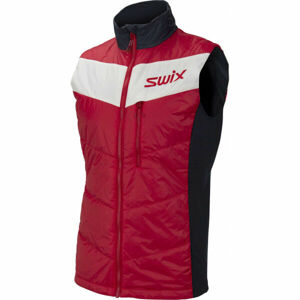 Swix SURMOUNT PRIMALOFT Pánska vesta, červená, veľkosť
