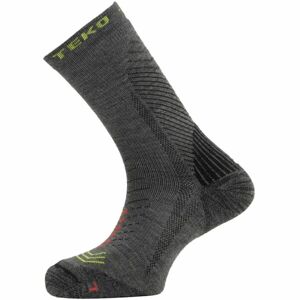TEKO ECO HIKE DISCOVERY 2.0 Outdoorové ponožky, khaki, veľkosť 42-45