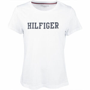 Tommy Hilfiger CN TEE SS HILFIGER Dámske tričko, biela, veľkosť M