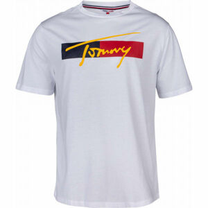 Tommy Hilfiger DROP SHOULDER TEE Pánske tričko, biela, veľkosť M
