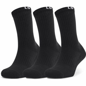 Under Armour CORE CREW 3PK Pánske ponožky, čierna, veľkosť 47-50
