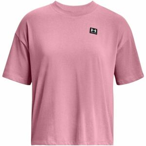 Under Armour LOGO LC OVERSIZED Dámske tričko, ružová, veľkosť