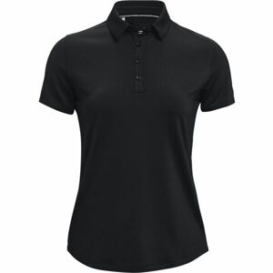 Under Armour ZINGER SHORT SLEEVE POLO Dámske golfové polo tričko, čierna, veľkosť L