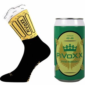 Voxx Pivo plechovka Pánske ponožky, mix, veľkosť 42-46