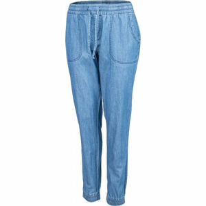 Willard LETYSA Dámske plátené nohavice džínsového vzhľadu, modrá, veľkosť XXL